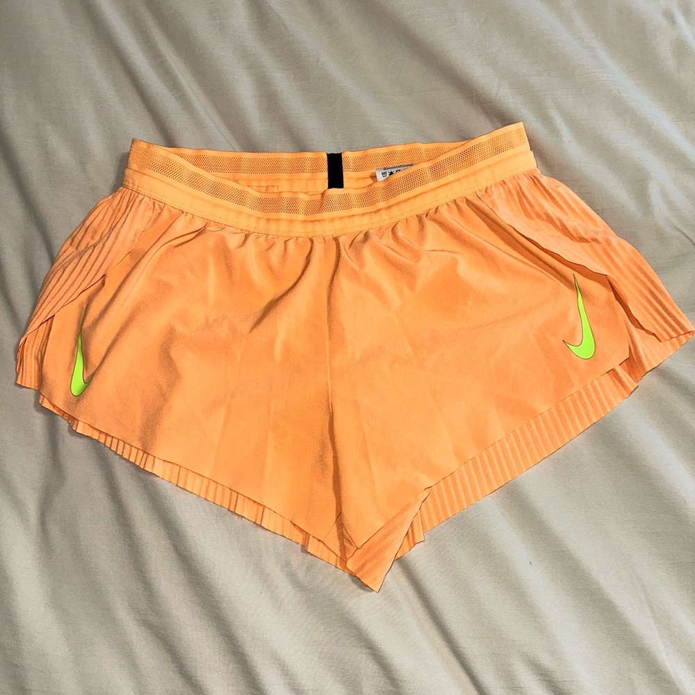 Nike AeroSwift Women's Vibrant Orange Athletic Shorts